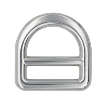 JS Custom 45mm Inner Width 23KN Aluminum D-Ring for Safety Belt Accessories