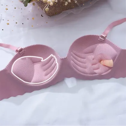 Seamless Push-Up Bra for Women - Wireless Intimates AB Cup