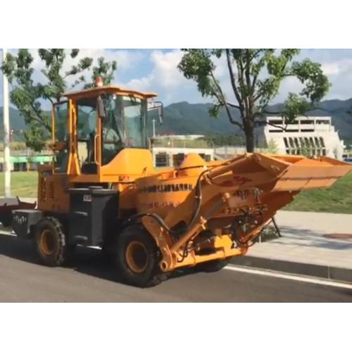 Mobile Self-loading Millstone Type Concrete Mixer