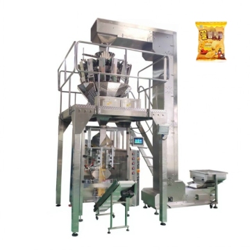 Macchina da imballaggio quad per guarnizioni per sacchetti di zucchero gamberi, gamberi, anacardi e caramelle con scatola per creare ghiaccio