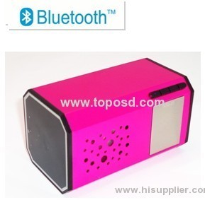 Aluminium Alloy Bluetooth Portable Speaker With The Colour Lights 
