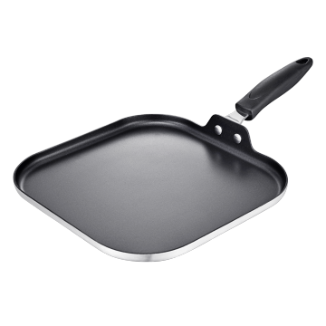 Square Non-Stick Aluminum Griddle Pan with One Handle: Perfect Cooking Solution