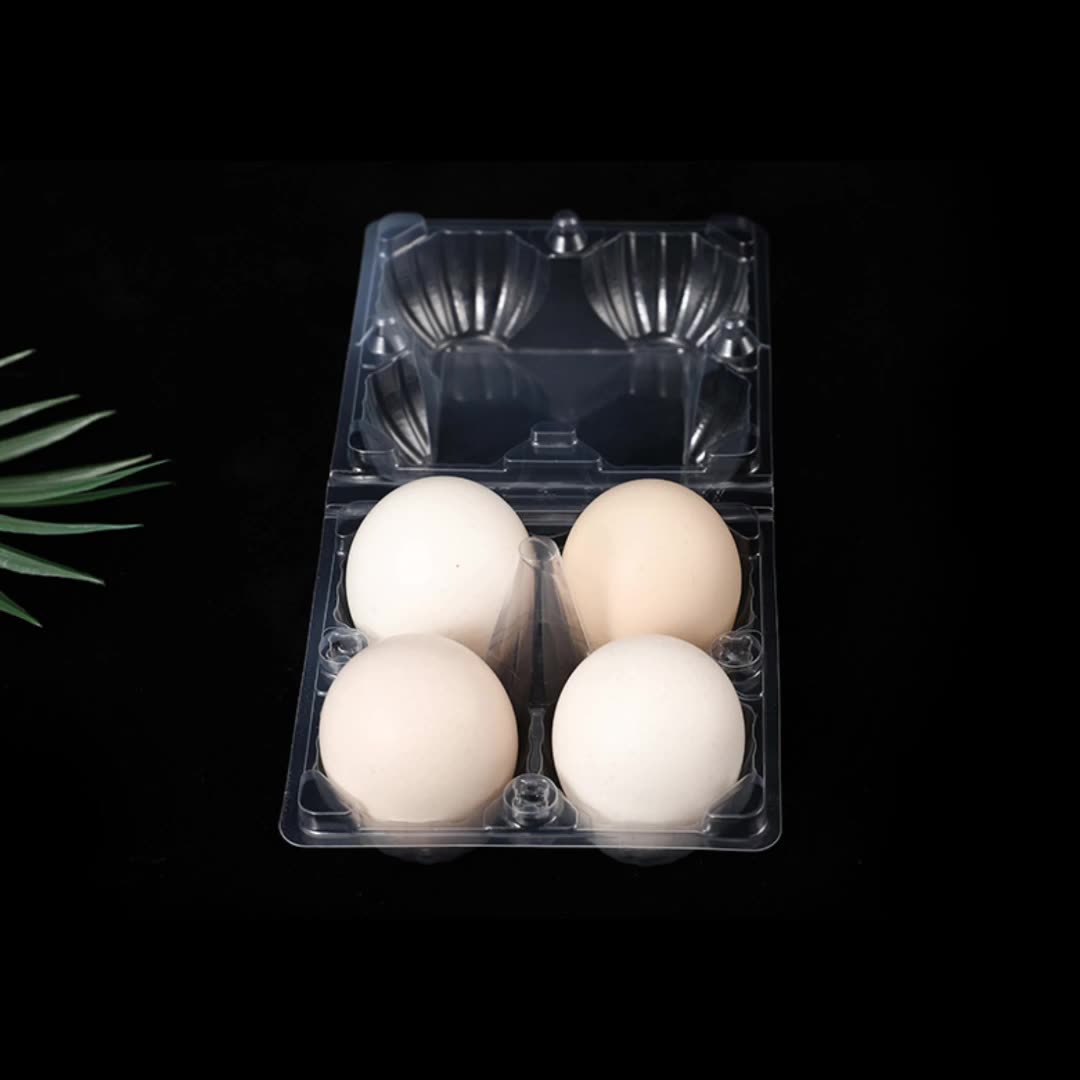 6 Holes Egg Box Blister Plastic Egg Tray
