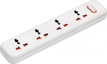 4 universal outlet extension socket