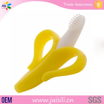 Baby Banana Toothbrush with Handles, 2 Count