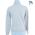 Pulover din tricot cu cablu, de culoare bej, caise