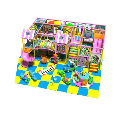 Indoor Soft Play Equipment Set for Children: Playland and Safety Focused Fun
