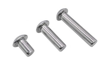 Round head solid rivet pan head rivet