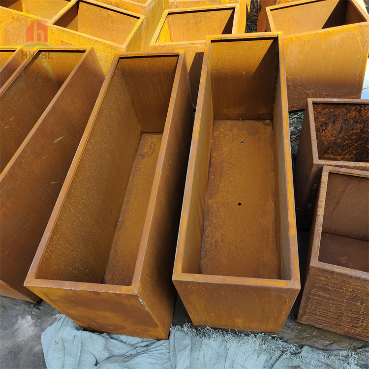 Corten Steel Planter Boxes