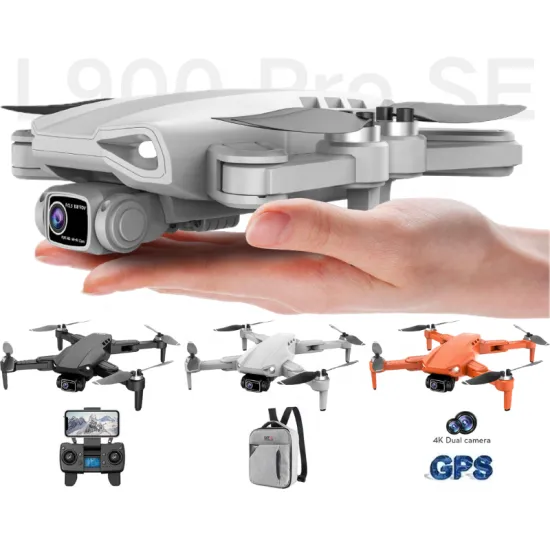 Professional L900 Pro SE RC Drone: 4K Dual HD Camera, GPS, Brushless Motors & Foldable Quadcopter