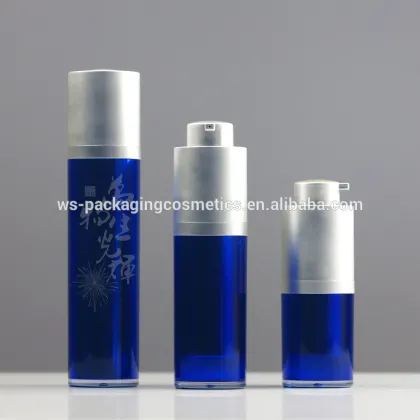 Airless Acrylic Cosmetic Skincare Serum Packaging