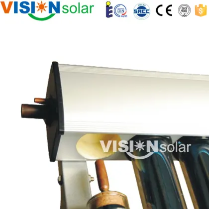 Hot water pool space heating copper pipe solar collectors