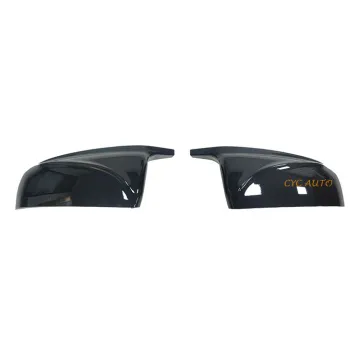 Glossy Piano Black M Look Front Side Mirror Protector Cover for BMW X5 E70