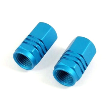 Aluminum alloy tire hexagon valve cap