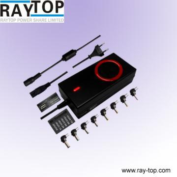 75W Universal Notebook Charger, Multi-Output, USB 5V,2.1A