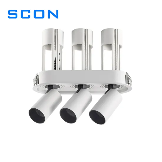 SCON Brand New LED Moving Head Antiglare European Multiple Dimming Recessed Spotlight SC-SDC20