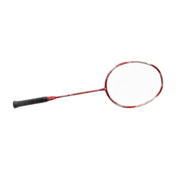 Customized 100% Carbon Fiber Badminton Racket with Soft High Modulus Graphite Shaft and PU Grip for Professional Use