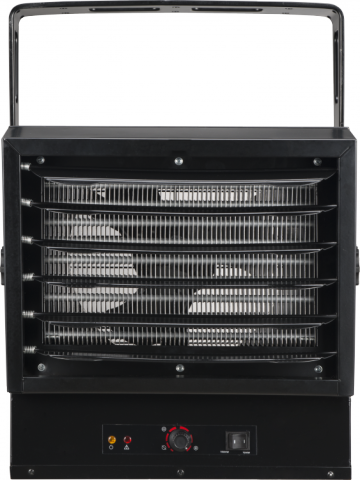 Black Electric Garage Heater 5000W