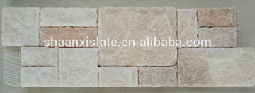 Different colors limestone panels mushroom face culture stone