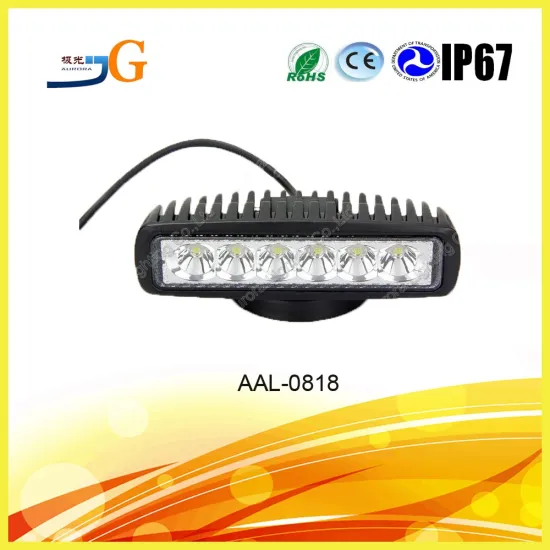 Auto Spare Part High Quality 6Inch 18W Car led work light 4X4 Led Light Bar