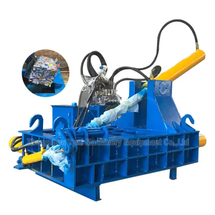 Zhengzhou Auto Waste Metal Baler for Scrap Aluminum Cans and Horizontal Scrap Metal Balers