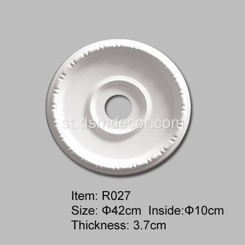 Sefaha se senyenyane sa Polyurethane Ceiling Rose