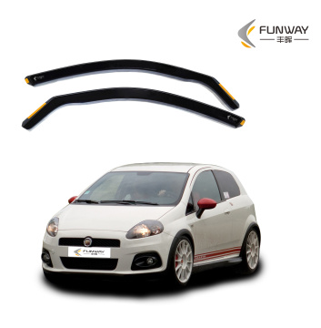Rain Guards for FIAT Grande Punto EVO 2006-Up 3 Door Hatchback