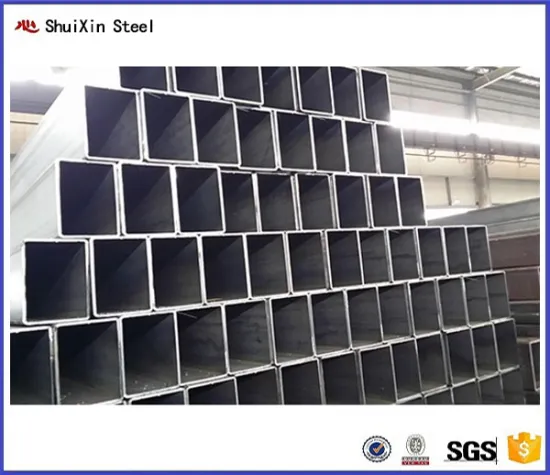 china sullpy building galvanized rectangular Q215 carbon steel pipe