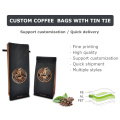 Tin Tie Coffee Bags Tin Tie Coffee Packing Tin Tie Coffee Pouch