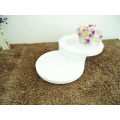 Coffee Table Small Rotatable Glossy White