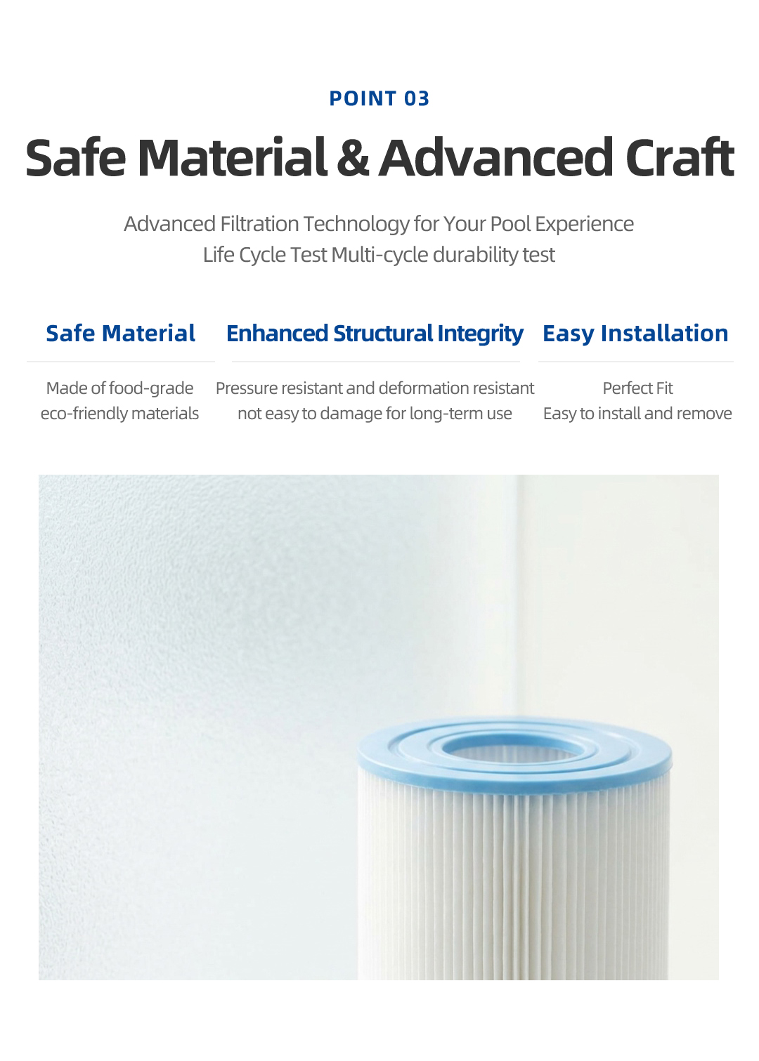 6.Swimming Pool Filter Cartridge Detail Page
