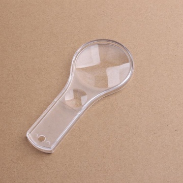 Factory Direct PMMA Mini Transparent Pocket Magnifier - 10x Magnification OEM/ODM