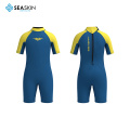 Seaskin Boys 2mm lengan pendek Neoprene Springsuit