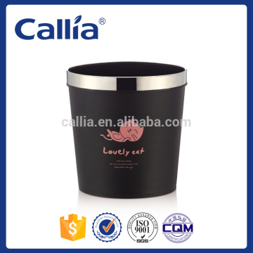 high quality round plastic trash can wholesale PP garbage bin home plastic waste bin