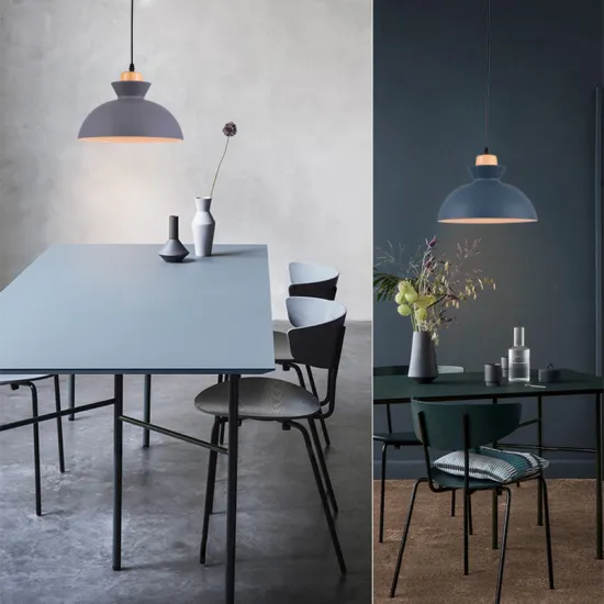 Modern Pendant Light With grey Metal Nordic Style