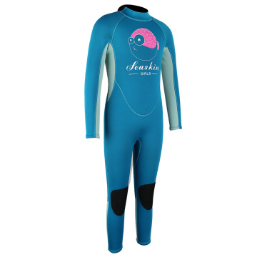 Seaskin 2 มม. Super Stretch Neoprene Children Full Suit