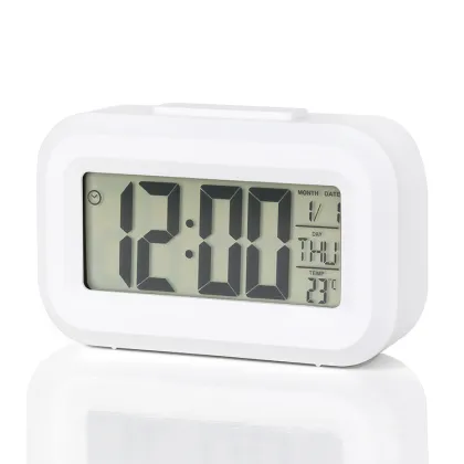 Smart Table Clocks with Night Light, Date, Temperature, Timer, and Alarm Clocks for Office and Bedroom