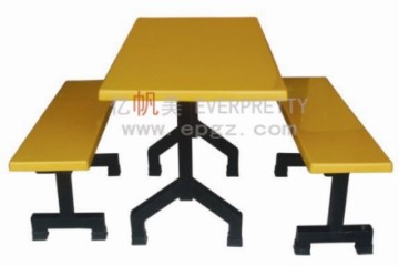 Factory Canteen Table and Bench Chairs