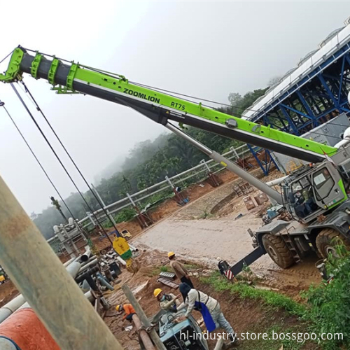 Promotion Price on 75 Ton Zoomlion Rough Terrain Crane (RT75) Model: A Versatile Mobile Crane for Heavy Lifting