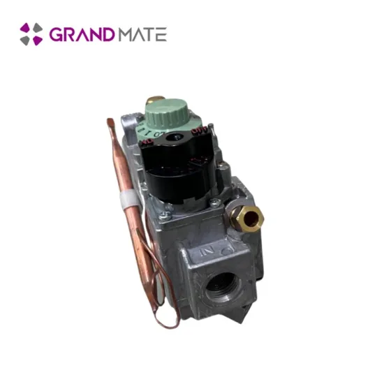 Silver natural gas thermostatic valve for oven