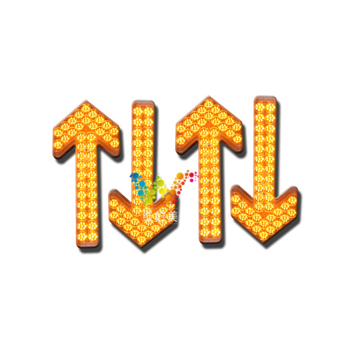 truck mounted LED yellow flashing traffic arrow light