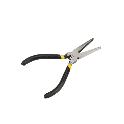 Carbon Steel Toothless Flat Nose Pliers Wire Cable Hand Tool DIY Jewelry Making Repair Pliers sharp mouth wire cutting pliers
