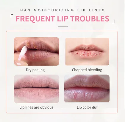 Wholesale Multicolor Crystal Sleeping Lip Mask Sheet Collagen Lip Mask 8g