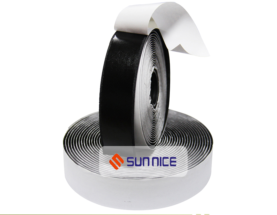 Waterproof adhesive hook and loop