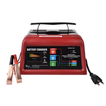 50A Automatic 3-Stage 12V Car Battery Charger