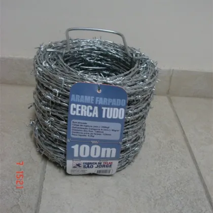 BWG14 Single Strand Barbed Iron Wire for Protection