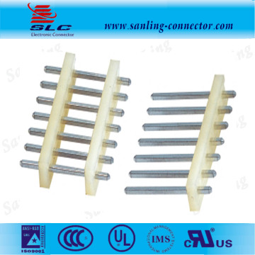 Single Row Double Plastic Straight 16Pin 5.08mm Pitch Pin Header for PCB