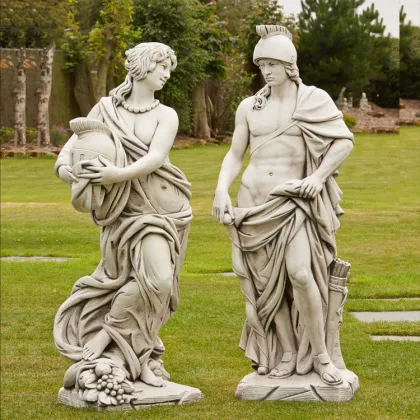 Large garden decoration life size beautiful roman goddess stone sculpture