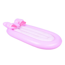 Cama de ar inflável do flutuador da piscina do arco cor-de-rosa