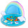 Rainbow Blow up Kiddie Pool Inflatable Mini Pool